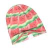 2D Flat Printing Watermelon Summer Pattern Design Daily Style Knit Hat for Adults Perfect for Weekend Errands Quick Meetups Or Everyday City Wear with