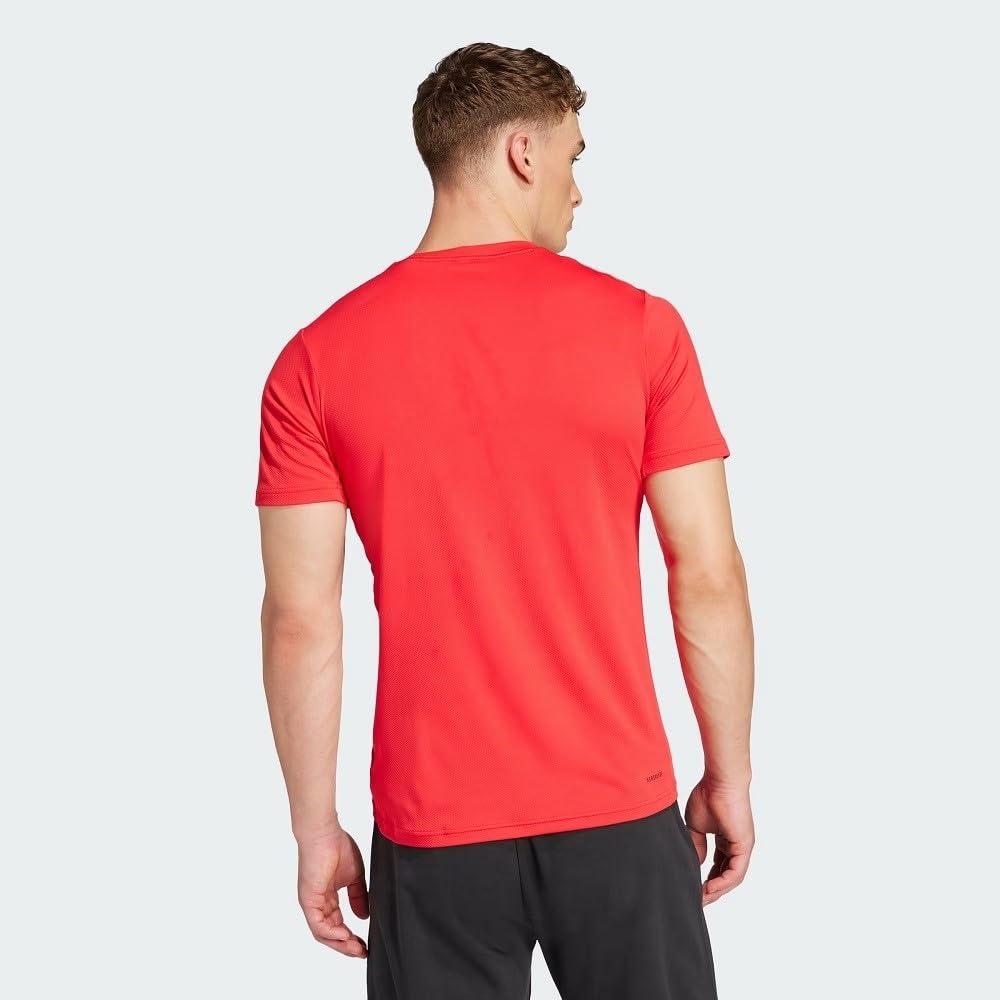 Train Essentials Trainingsgröße Rot NQE20 [Adidas] T-Shirt, 2XL, (JN7314)