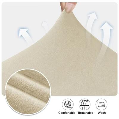 2Pcs/Set Elastic Folding Dining Covers Universal Dustproof Backrest Chairs Cover Velvet Split Chair Slipcover