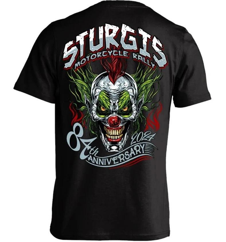 2024 Sturgis Motorcycle Rally Insane Clown Tshirt 84th Anniversary S
