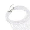 Elegant Waterfall Faux Pearl Necklace Adjustable Clavicle Chain Fashion Jewelry For Evening Parties And Daily Wear