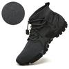 2024 Spring/Summer Men's Large Size Outdoor Hiking Shoes - Breathable Flying Weave Design for Couples