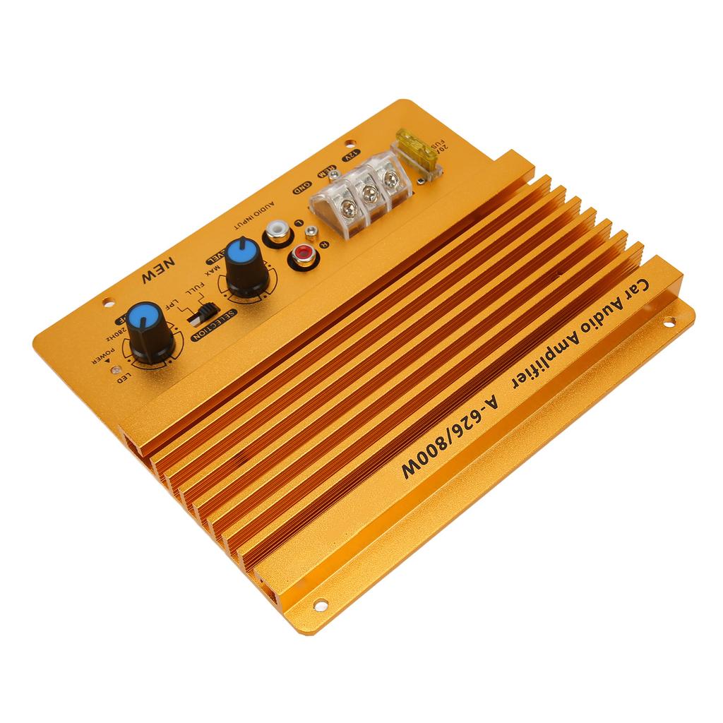 12V 800W Car High Power Amplifier Precise Heat Dissipation Stereo Amplifier for Vehicle
