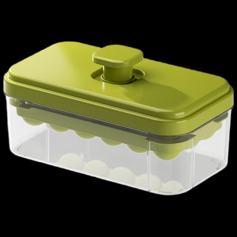 Uotuo Square Ice Cube Tray Set with Lid and Scoops