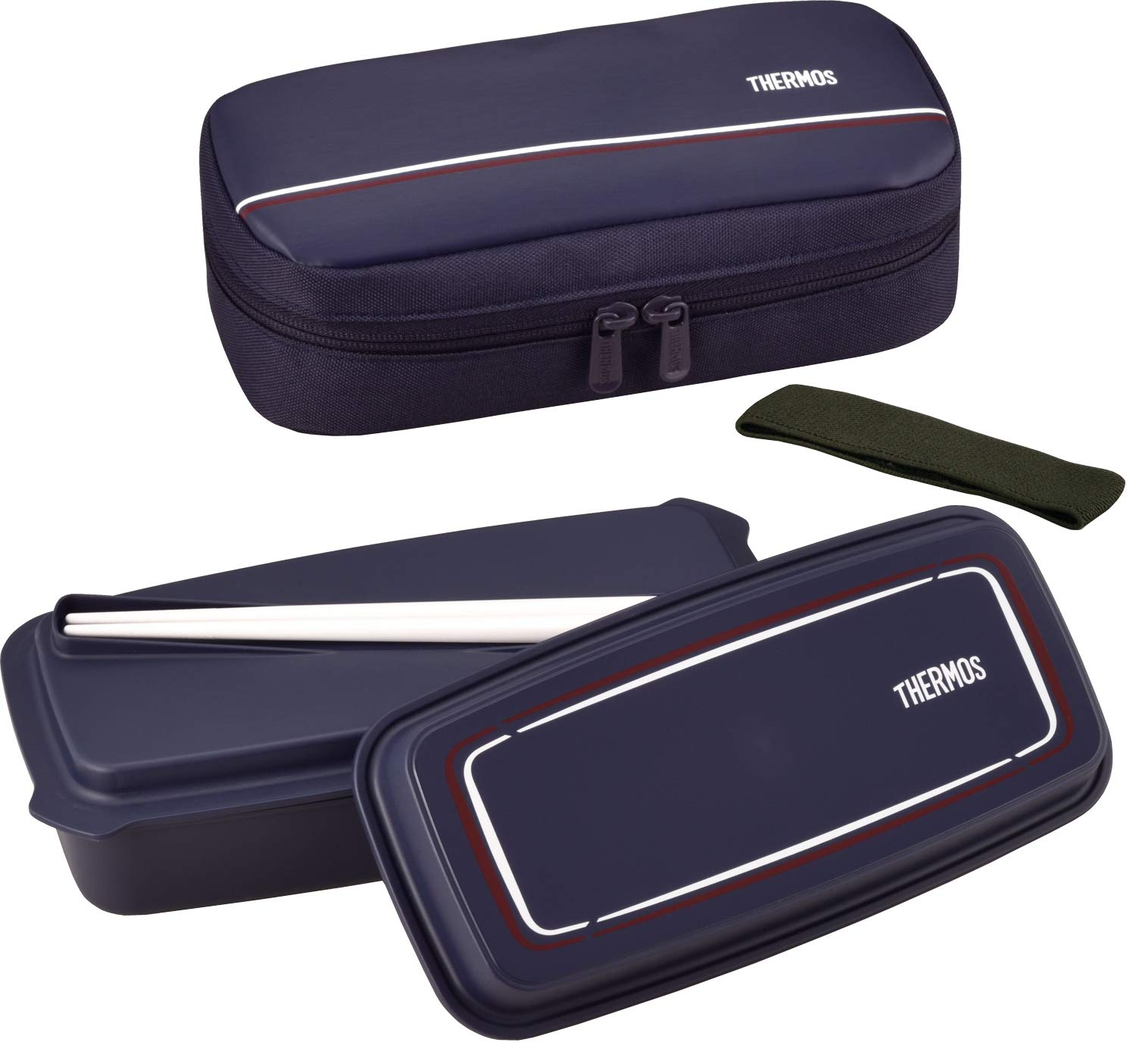 

Thermos Bento Box Fresh Lunch Box 600ml Navy NVY DJO-600
