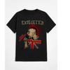 The Exploited Punk Invasion Schwarzes Baumwoll-T-Shirt – Herren S–4XL