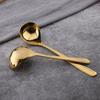 Stainless Steel Kitchen Spoons Thickened Large Capacity Tablespoon Long Handle Soup Congee Spoon Tableware For Sauce Broth Gravy
