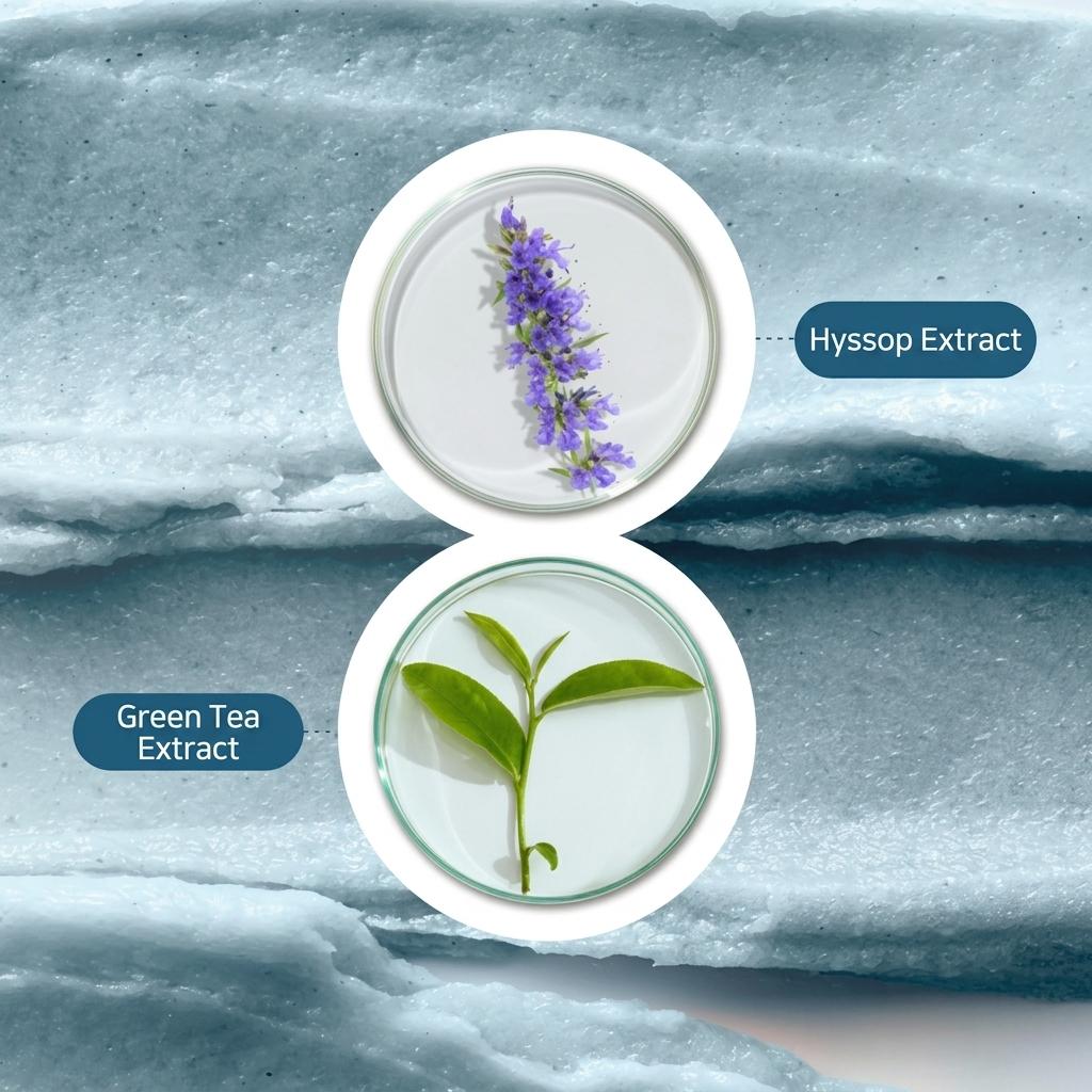 arencia Fresh Royal Blue Hyssop Mochi Soap Cleanser 120ml (+Free Gift)