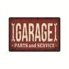 2024 American-Style Industrial Auto Repair Tin Sign - Frameless Decorative Wall Art