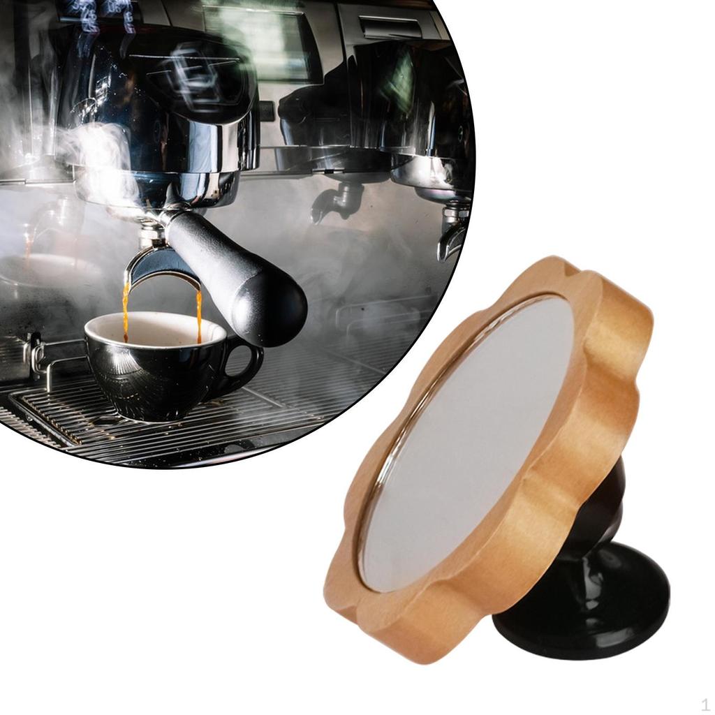 Espresso Lens Recording Mirror, Reflective Flower-shaped Adjustable Mirror Surface for Home,