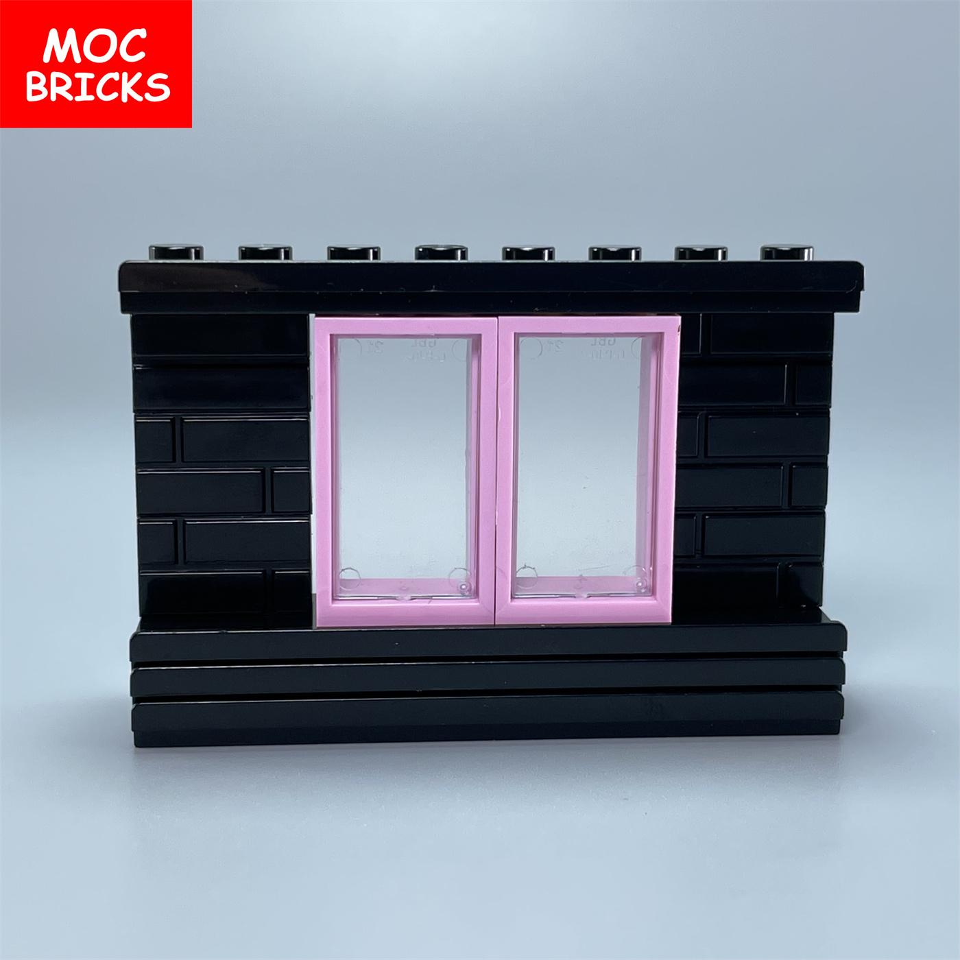 

Non-Toxic Set Moc Bricks Sliding Window 1X2X3 For Building Blocks Compatible 60593 60602 30586 Assembles Particles Children S Toys