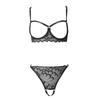 Hot Sexy Open Crotch Lace Underwear Women Sexy Lingerie Breast-bare Bra Set Romance Secret Lingerie Adults Porn Game Set