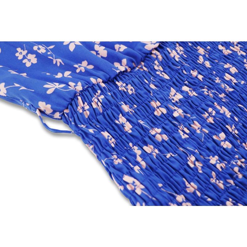 ქალთა სექსუალური შეფუთვა თეძოს ყვავილებიანი საზაფხულო მჭიდრო ტემპერამენტის კაბები