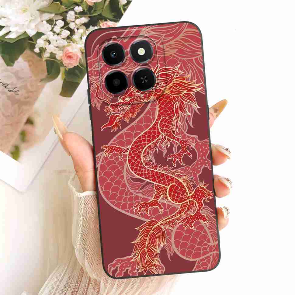 For Honor X6c Case Beautiful Sunflower Shockproof Protection Phone Case For Honor X 6c X 6b X6b X 6a X6a 4G Soft Silicon Cover