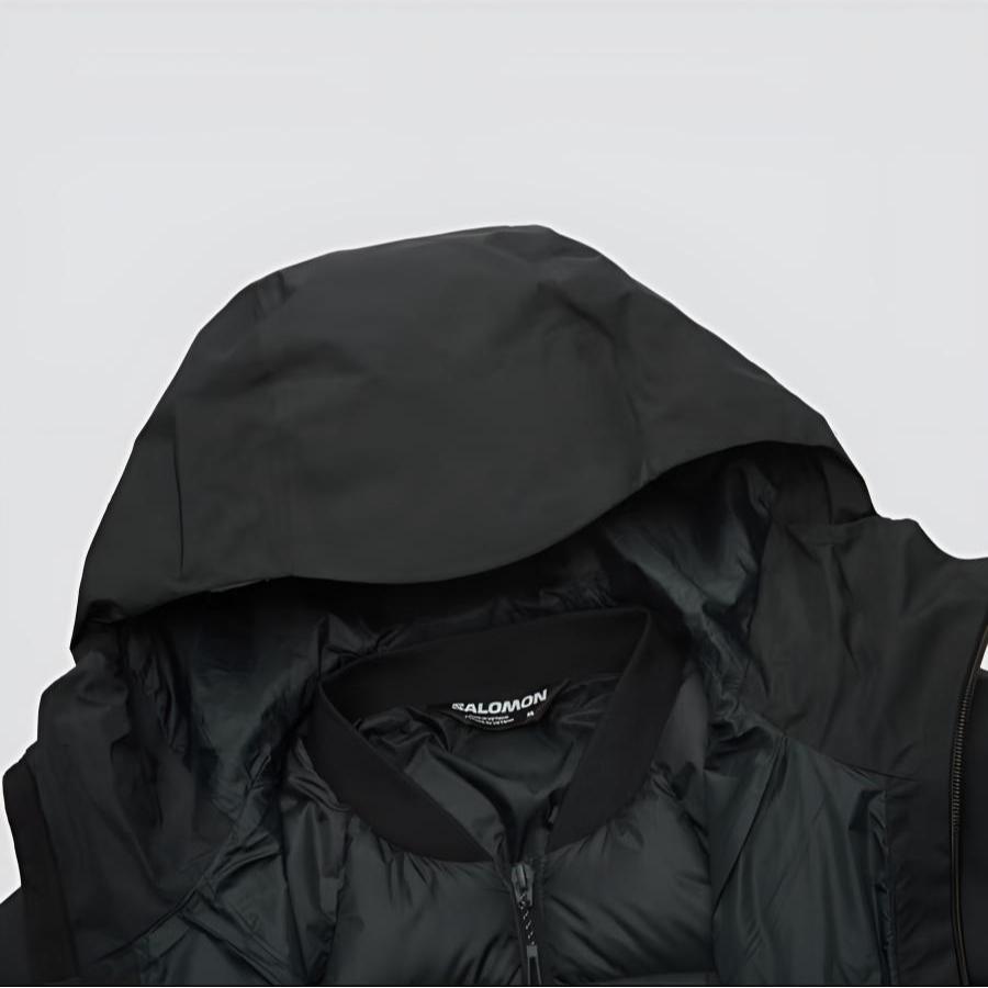 Salomon FW25 Comfortable Simple Waterproof Hooded Three-In-One Down Jacket Unisex Outerwear LC2827600