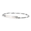SEWNSWEN SILVER TAG CHAIN BRACELET