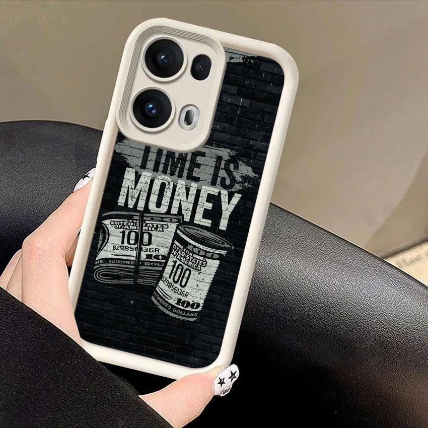 Fashion US Dollar Money Pattern Phone Cases For Oppo Reno 14 13 12 11 F 10 5G 6 7 8 Pro Plus Cover 8T 4G 7Z 8Z 14Pro Soft Fundas