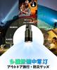 JUNHOTAI Powerful LED Flashlight with Fresnel Lens and Fire Starter 216mm X 50mm Rechargeable 5000mAh 26650 Lumens Adjustable Focal 5 Dimming 500M