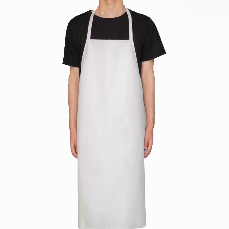 White Waterproof PU Work Apron