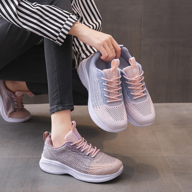 New Fashion Women's Running Hollow Out Shoes Breathable, Leisure, Outdoor, Lightweight, Walking and Sports Shoes High Quality