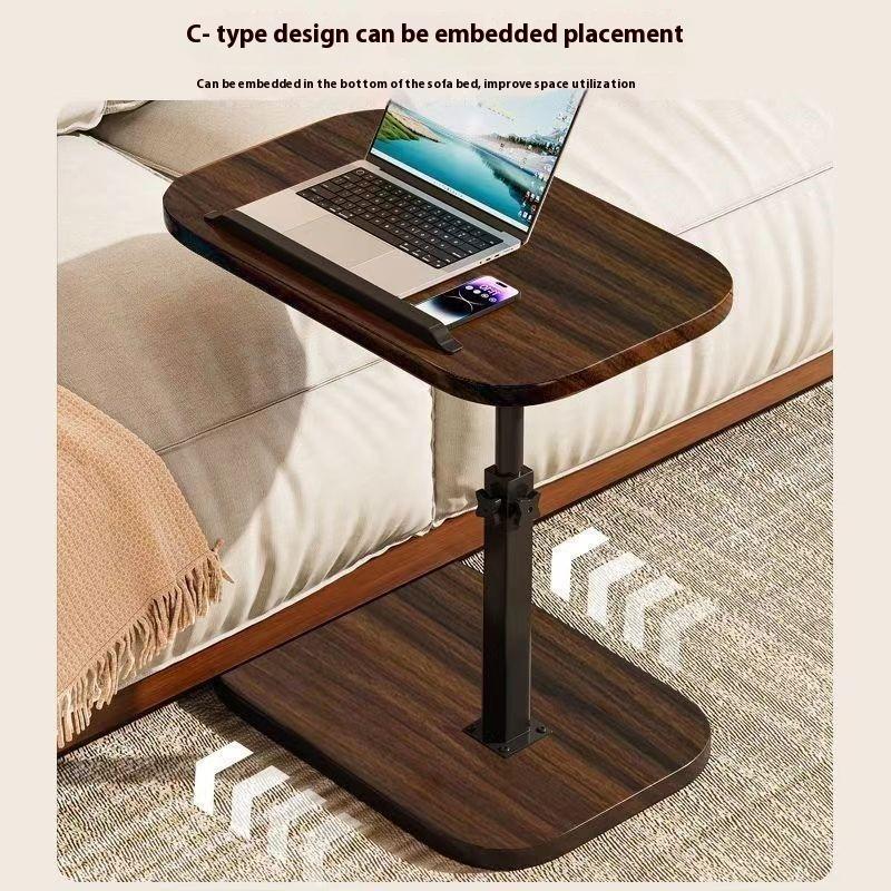 Höhenverstellbarer, drehbarer Beistelltisch, multifunktionaler, leichter Sofa-Beistelltisch, Kaffee-/Teetische, beweglicher Schreibtisch für das Wohnzimmer