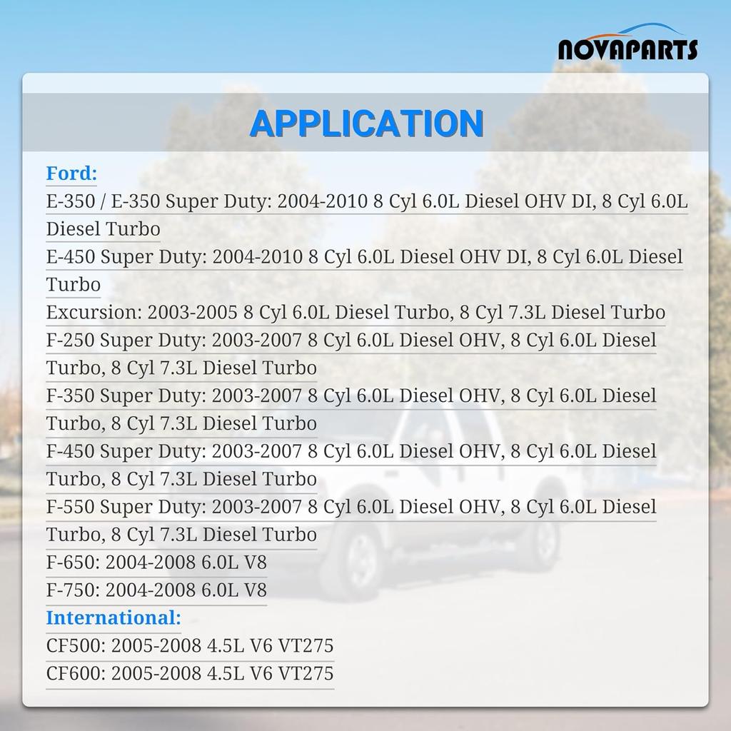 Fuel Filter Cap W/O-Ring For 2003-2007 Ford F250 F350 F450 F550 Super Duty International 6.0 7.3 Diesel Powerstroke 904-209 3Z9G270AA