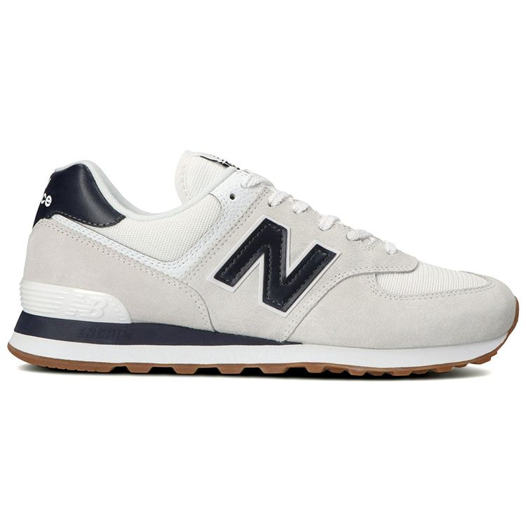 New Balance 574 White Navy Gum Unisex Sneakers Grey ML574TF2