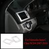 ABS Silver For Mercedes Benz C Class W204 C180 C200 2007-2013 Car Interior Decoration Trim Stickers  Car Accessories
