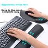 Tastatur-Handauflage, Erweiterte Tastatur-Handgelenkauflage, Bequeme Computer-Büro-Handgelenkstütze Handkissen Handgelenkpolster, Ergonomische Handgelenkauflage, M9 Schwarz