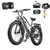 BURCHDA Rower Elektryczny RX20 1500W 48V 20Ah 26"x4.0" Opony Fat Hamulce Tarczowe Hydrauliczne Góral Miejski Ebike