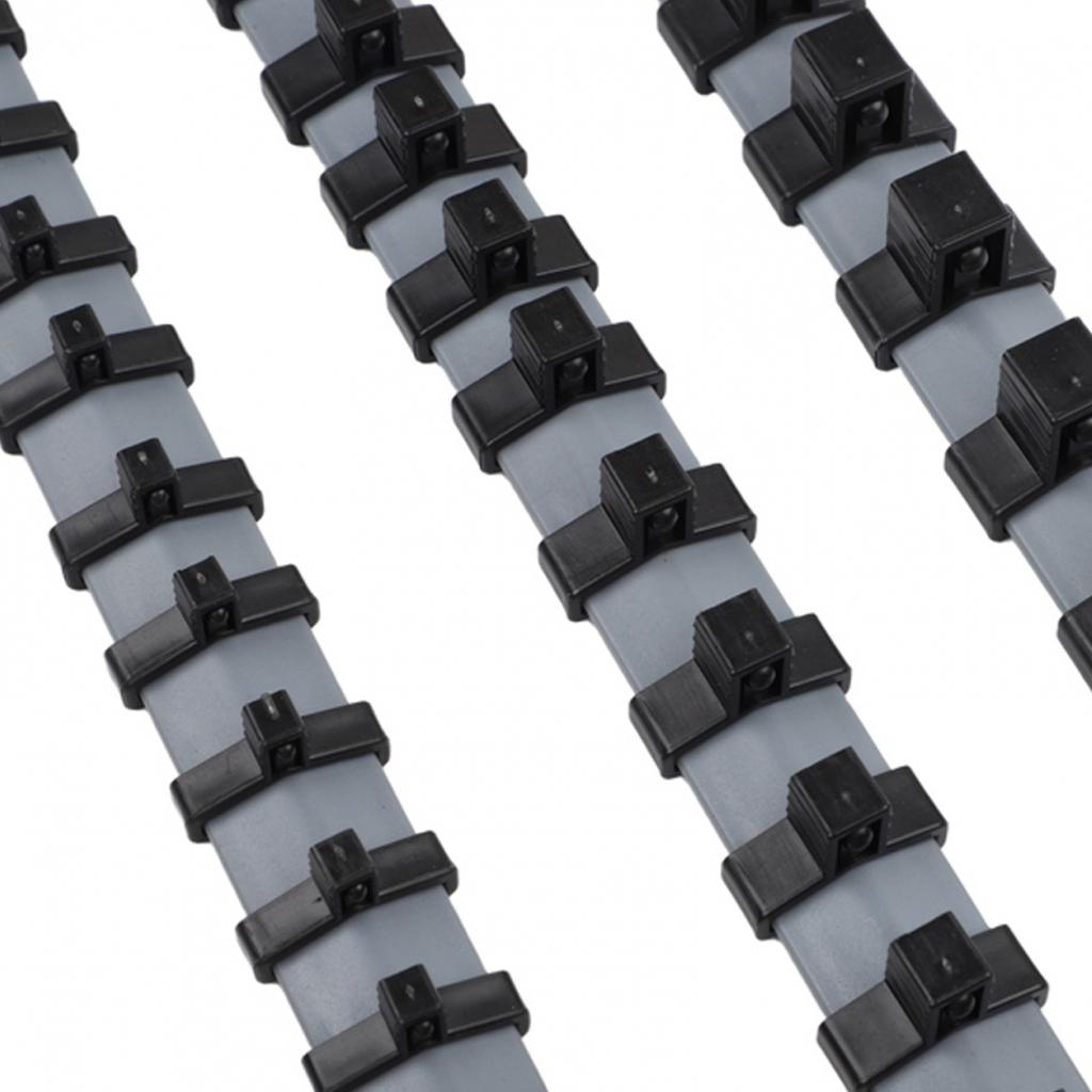 Plastic Construction Socket Rail Holder Socket Organizer