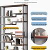 Multi-Layer Barber Shop & Office Display Shelf Rack