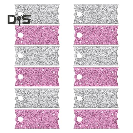 

12 шт. незаконченных именных бирок для стакана Stanley, 40 унций, акриловая крышка для стакана, блестящая бирка, украшение своими руками для любителей стаканов Stanley C