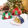 12 Stück Cartoon Pullover Weihnachts-Süßigkeitenbox Kinder Schokolade Geschenkverpackung 2024 Frohe Weihnachten Deko Neujahrsparty Zubehör