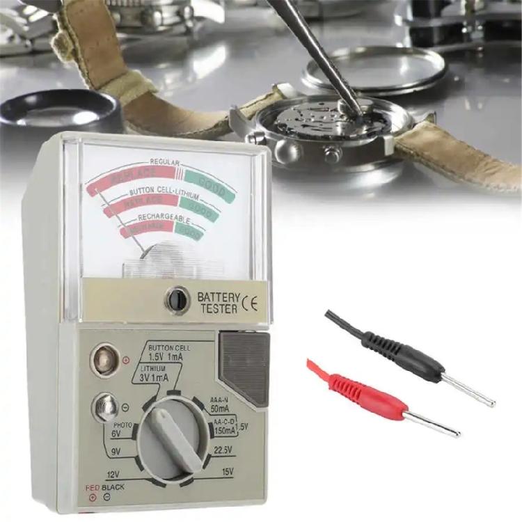 User Friendly Watch Battery Voltage Tester with High Contrast LCD Screen for Easy Reading Watch And Device Maintenance