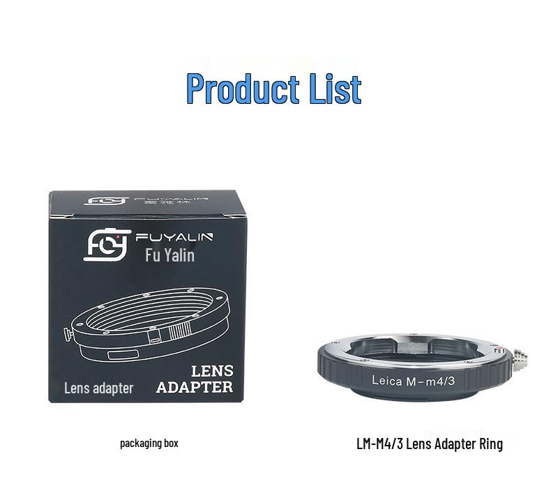 Leica M To Olympus M4/3 Adapter Ring for Mirrorless Cameras
