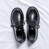 2025 New Leather Shoes Men's Casual Business Dress British Korean Version Versatile Low-top Martin Boots 98136-R