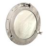 Nautical Porthole Mirror Chrome Ship Style, 30.48 Cm Coastal Decor Bathroom Vanity Mirror Entryway Hall Accent Unique Gift