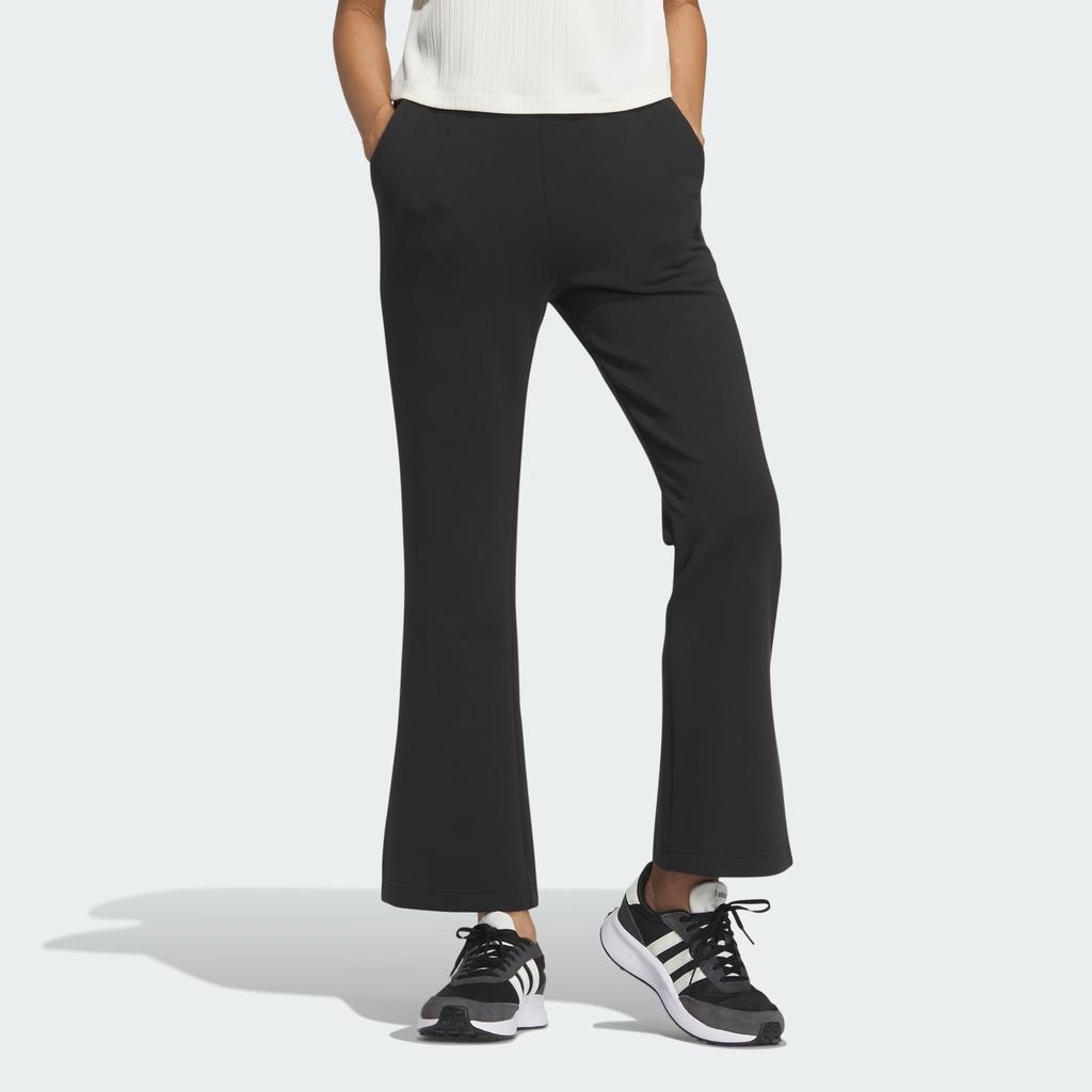 Adidas Verbiage Flare Casual Pants Women Bottoms Black IZ4567