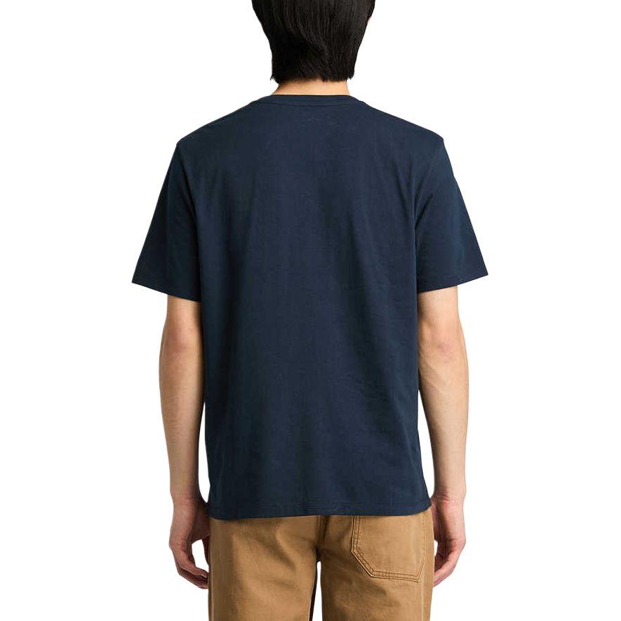 Timberland Short Sleeve Outdoor Breathable Loose Dark T-Shirt Men Tops Denim A6DKU-Z02