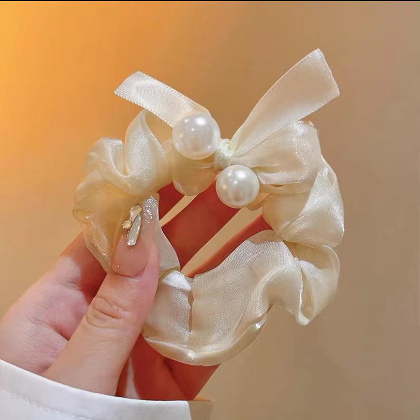 Mori Fairy Style High-Elasticity Hair Tie - Durable Leather-Covered Hair Rope for Women