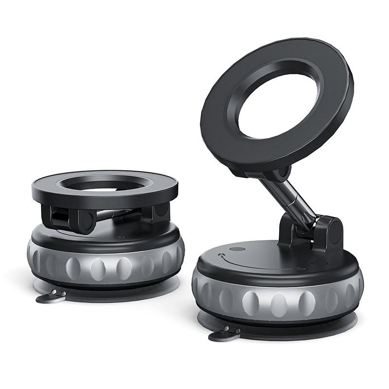 Magnetic Car Mount Phone Holder: 720° Rotation, Foldable, Stable, Strong Magnet