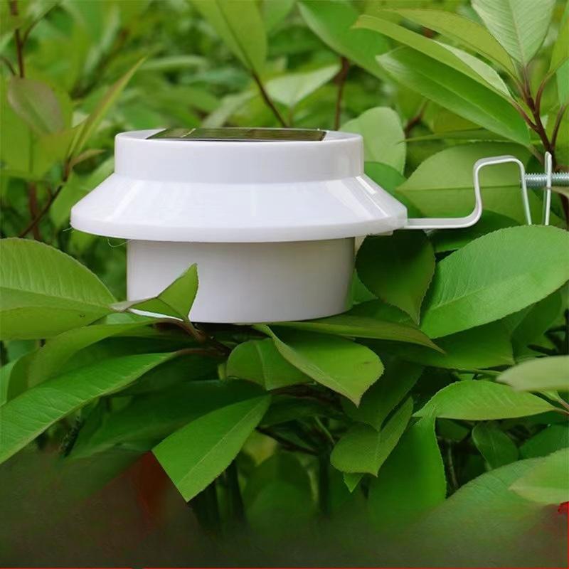 1PC Solar Fence Light Garden Outdoor Landscape Light 3led Lighting Wall Light Fence Light Sink Light