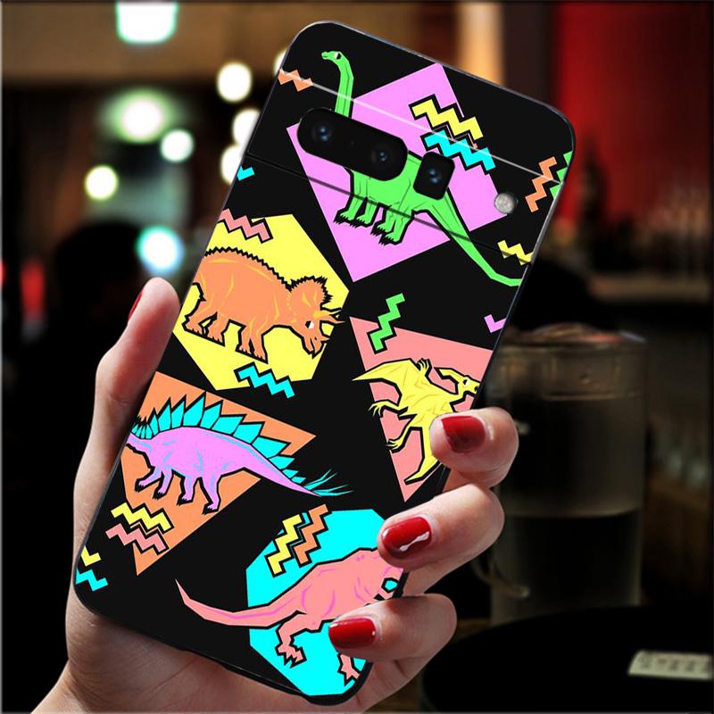 Phone Case For Google Pixel 10 9 Pro XL 9A 8 7 6 Pro Pixel 8A 7A 6A Pixel 8 7 6 5 Cute Dinosaur Baby