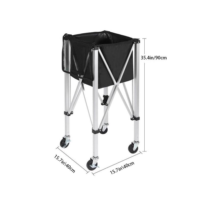 Portable Folding Aluminum Alloy Sports Ball Cart