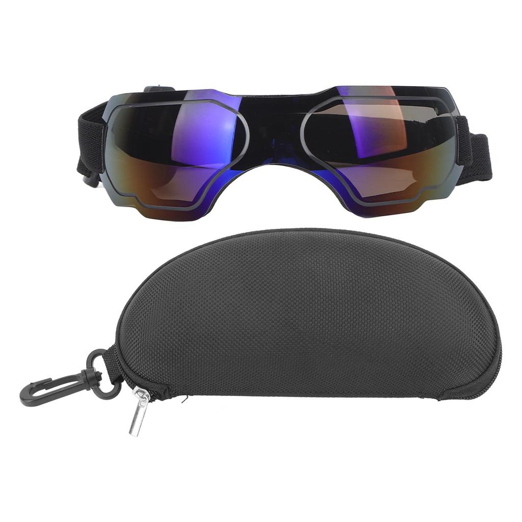 Psí brýle Větruodolné UV ochrana Psí sluneční brýle pro středního velkého psa Venkovní procházky Modré