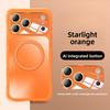 Shockproof Magnetic Case for iPhone 17 Pro Max 16 Ai Integrated Button Comes with A Full Coverage Lens Protector Cover