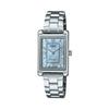 Women's LTP-1234DS-2ADF Analog Blue Dial Watch (A2365) Silver