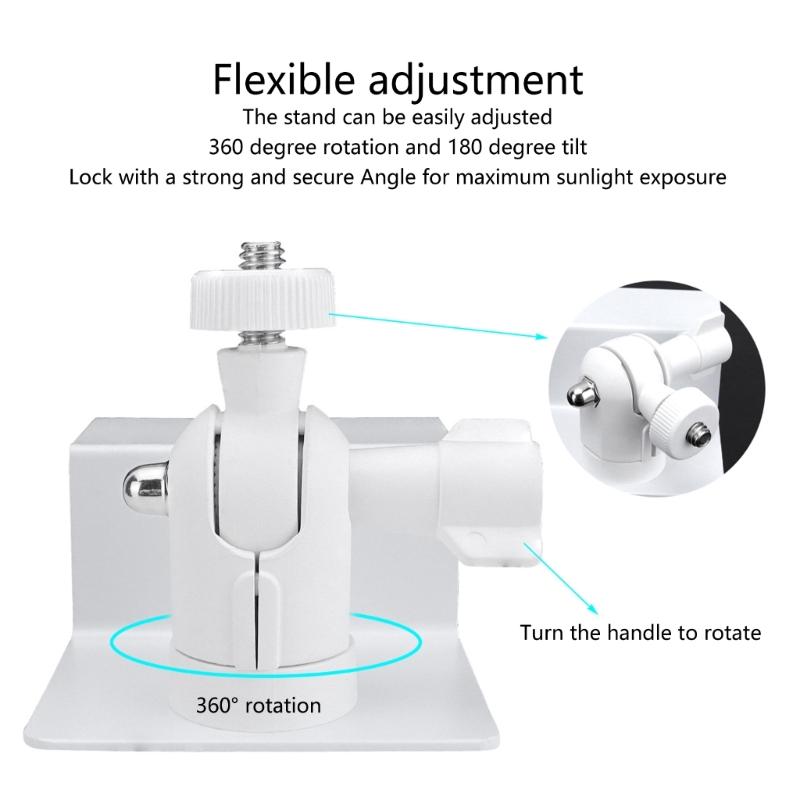 Practical Camera Gutter Brackets With Flexible Positioning and Sturdy Aluminum Alloy Construction Materials Daily Use