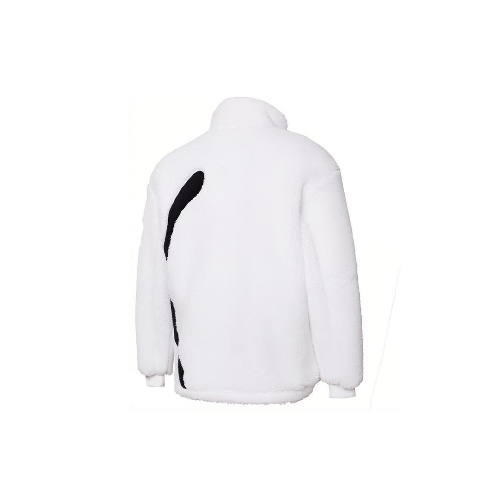 PUMA Velvet Jackets Men's White Stand Collar Thickened 848418-02